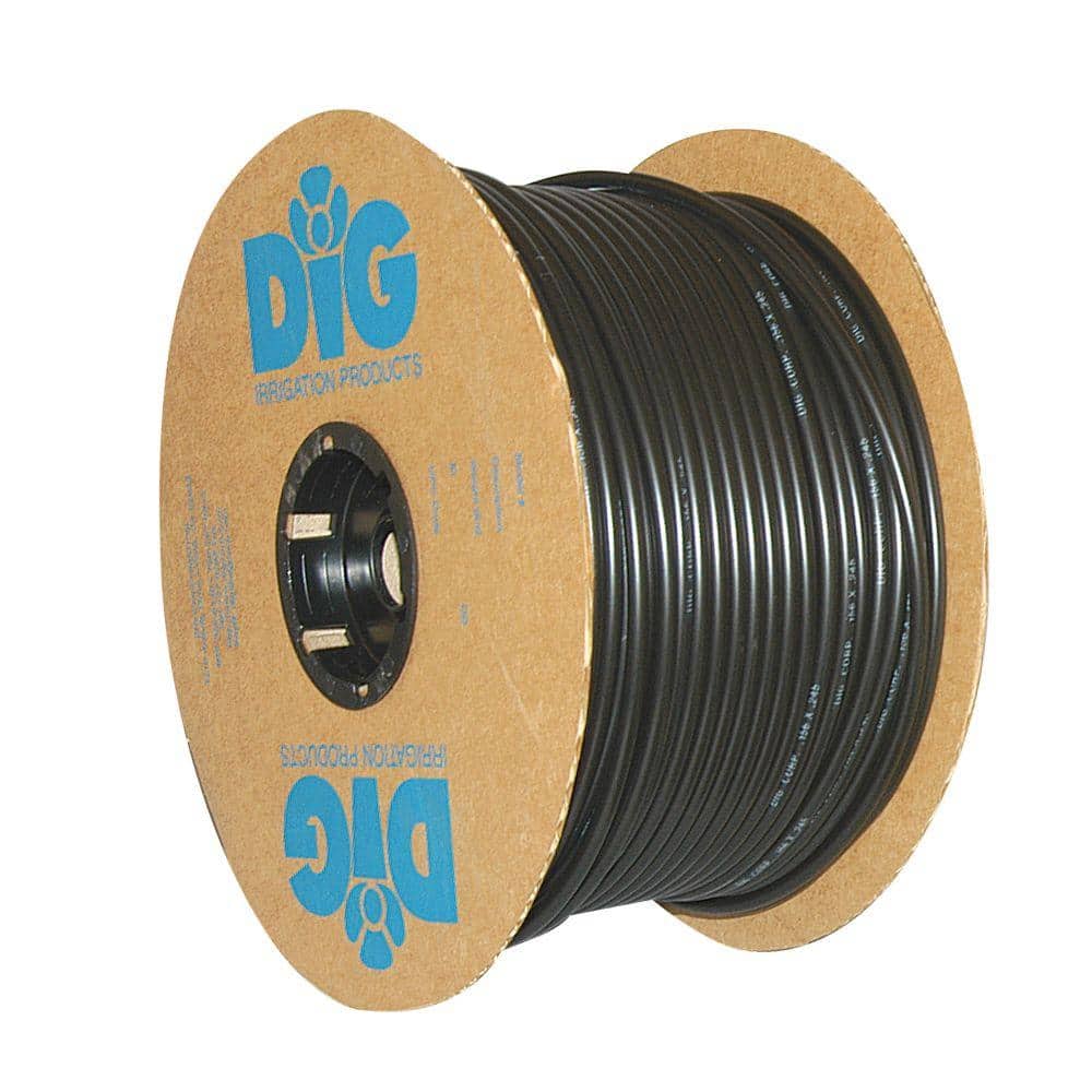 Color : Black Length : 500 Size : 1/4 Drip Depot Vinyl Tubing 