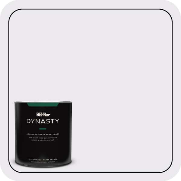 BEHR DYNASTY 1 qt. #PPL-22 Dried Lavender Semi-Gloss Enamel Interior Stain-Blocking Paint & Primer