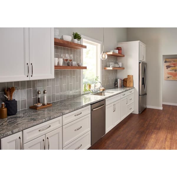 Morning Fog 4 in. x 12 in. Glossy Ceramic Subway Wall Tile (4.95 sq. ft./Case)