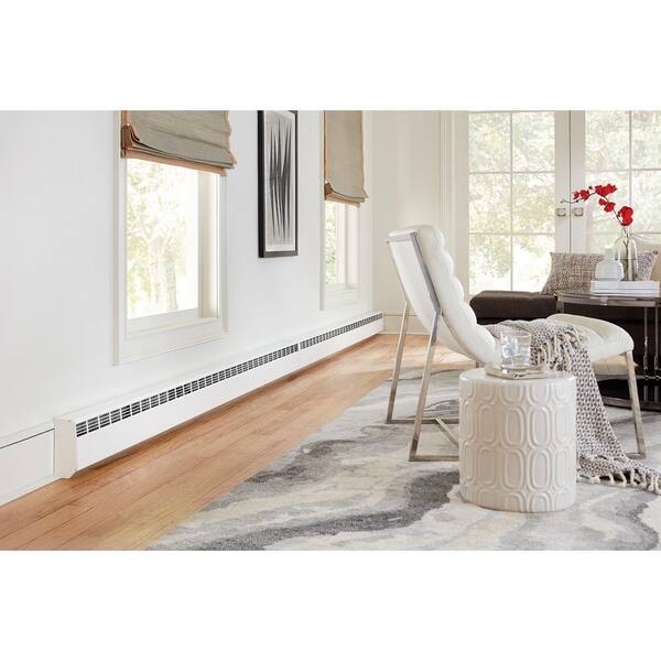 Revital/Line Revital/Line 2 ft. Hydronic Baseboard Cover in Brite White  61000020 - The Home Depot
