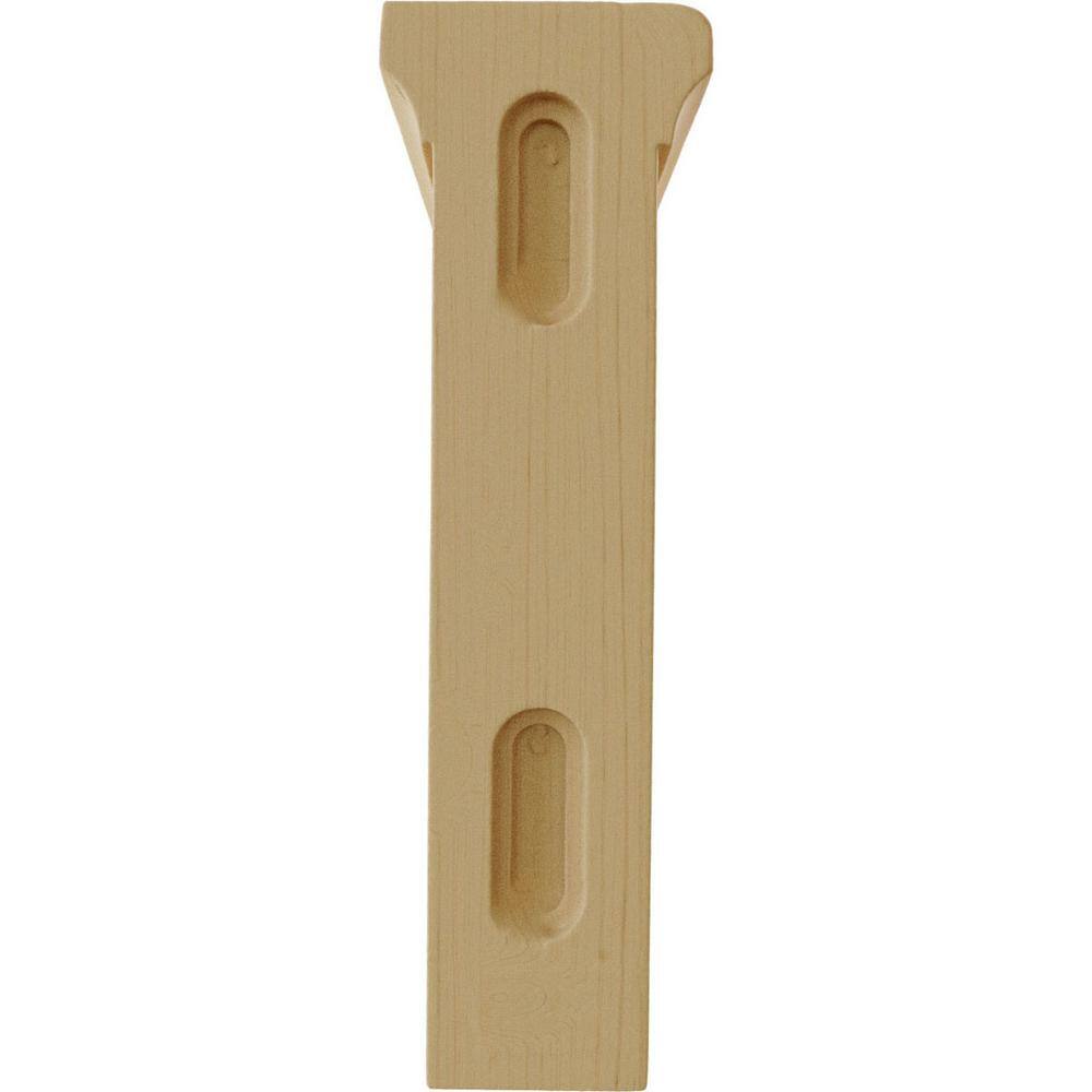 Alder Medium Wood Corbel Bracket 2.5"W x 6"D x 8"H