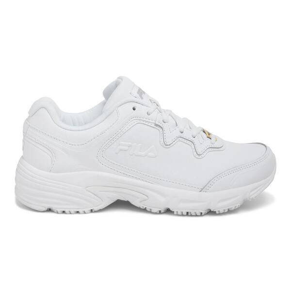 Fila Women's Memory Fresh Start 2-Slip Resistant Athletic Shoes - Soft Toe - White Size 6.5(M)