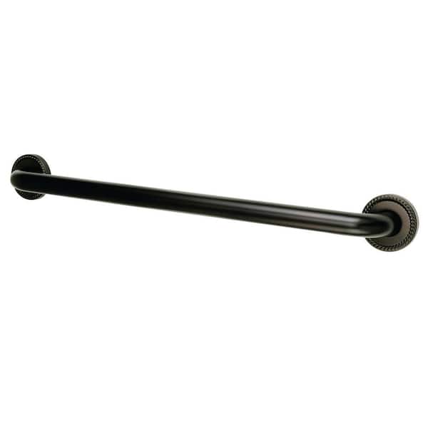 Kingston Brass Roped 30 in. x 1-1/4 in. Grab Bar in Oil Rubbed Bronze