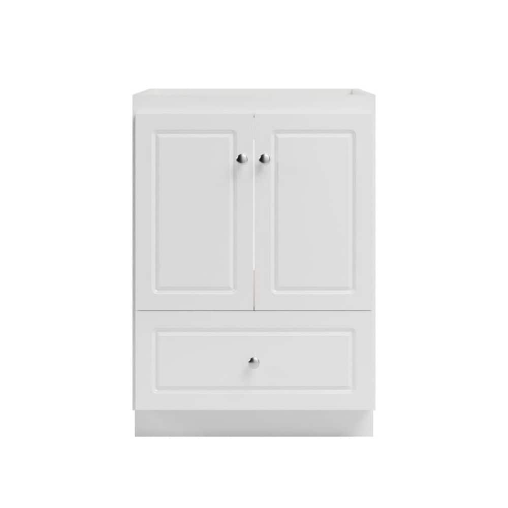 Ultraline 24 in. W x 21 in. D x 34.5 in. H Bath Vanity Cabinet without Top in Winterset price history on PriceWatchPro