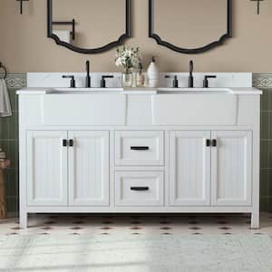 Reviews for DELUXE DL LIVING Richfield 61 in. Double Sink