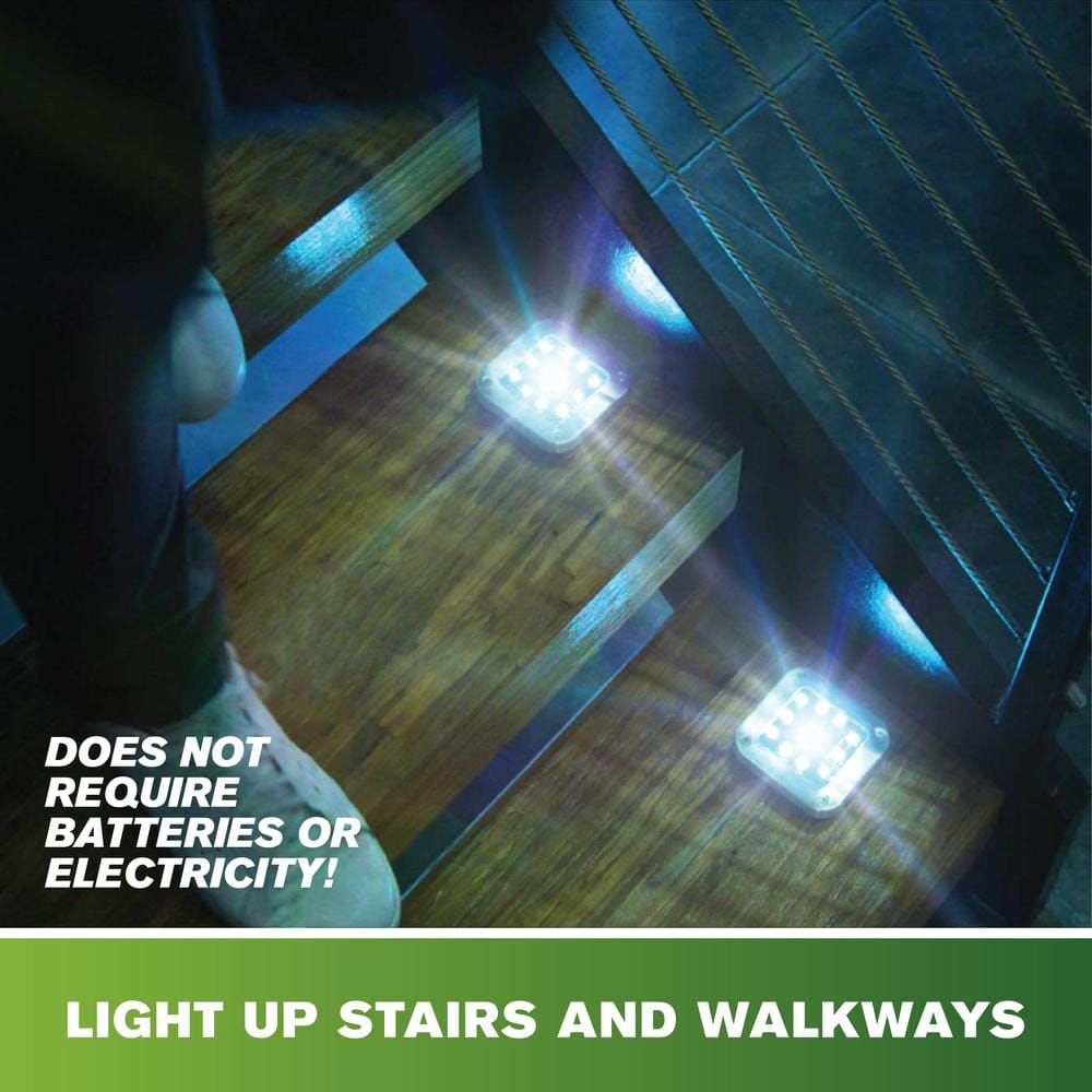 Stainless Steel Solar Powered LED Pathway Light Pack