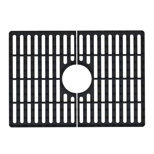 VIGO 15-in x 27-in Center Drain Silicone Sink Grid in the Sink Grids & Mats  department at