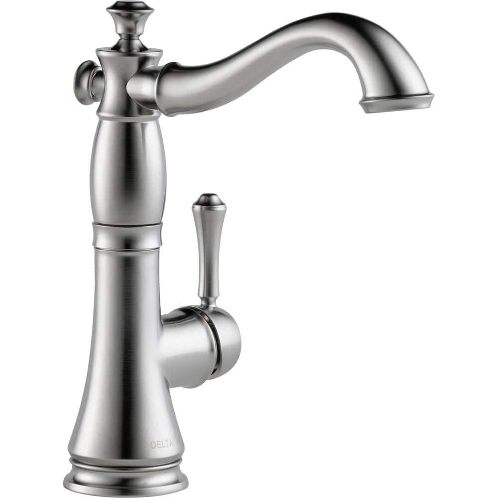 Stainless Steel Traditional Deck Mounted Bar Faucet with Pull-out Spray