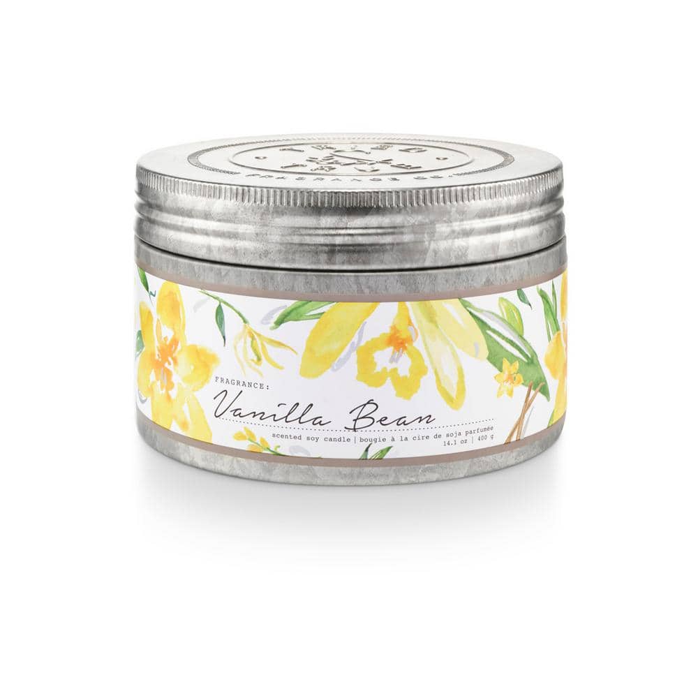 14.1 fl. oz. Vanilla Bean Large Tin Scented Candle 1-Pack