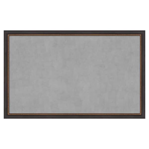 Amanti Art Ashton Black 43 in. x 27 in. Framed Magnetic Board