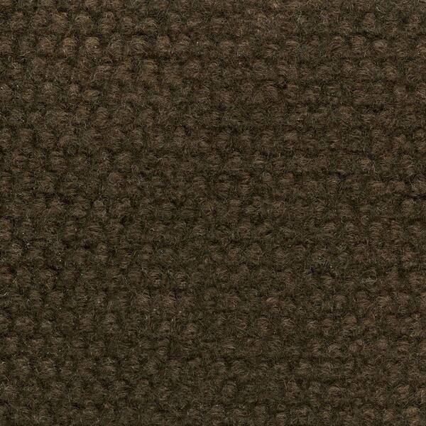 TrafficMaster Caserta Walnut Hobnail Texture 18 in. x 18 in. Indoor/Outdoor Carpet Tile (10 Tiles/Case)