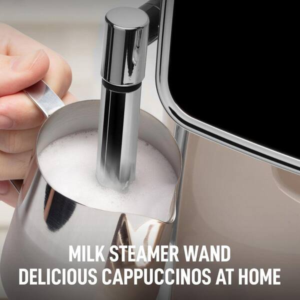 Zulay Kitchen Magia Clasica 2-Cup White Silver Fully Automatic