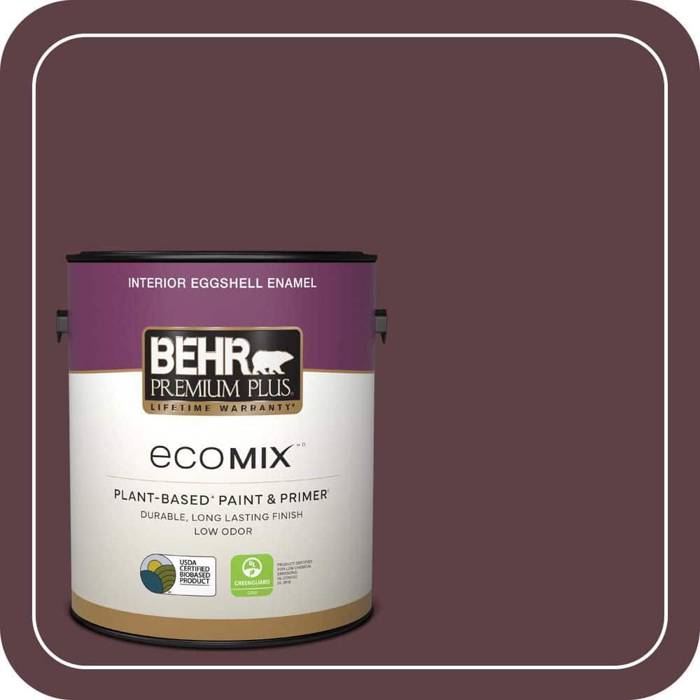 BEHR PREMIUM PLUS 1 gal. #MQ1-49 Raspberry Truffle Eggshell Enamel ...