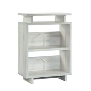 Porto Palma 40.315 in. Haze Acacia Accent Storage Cabinet with Divided Shelving