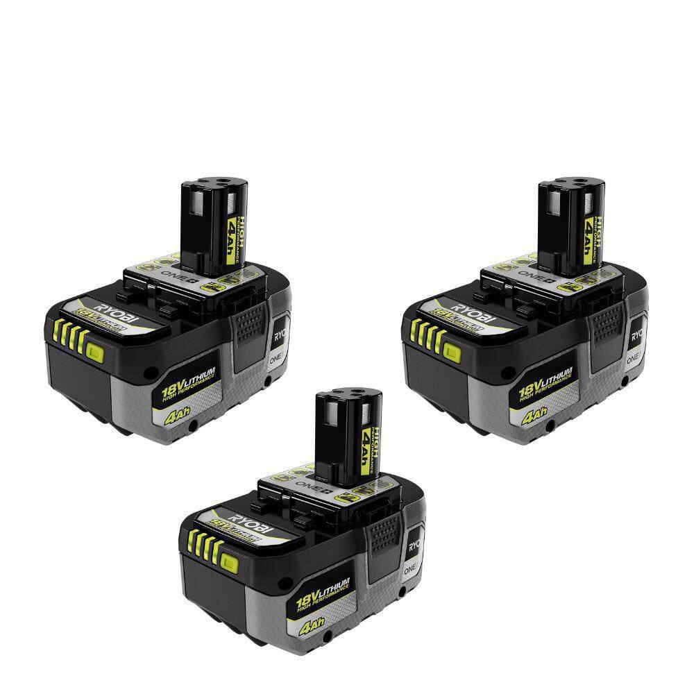 ONE+ 18V 4.0 Ah Lithium-Ion HIGH PERFORMANCE Battery (3-Pack) price history on PriceWatchPro