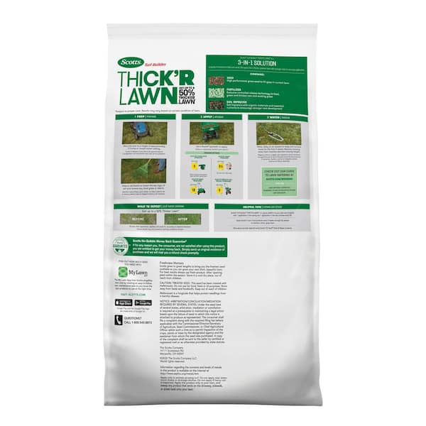 Scotts Turf Builder Tall Fescue Grass Dense Shade Grass Seed 3 lb