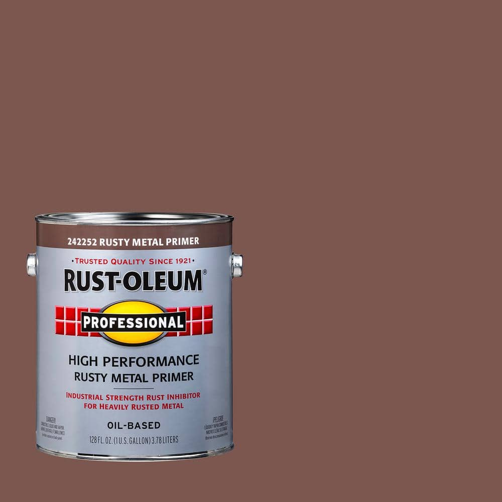 Rust-Oleum Professional 1 gal. Red Flat Rust Preventive Primer 242252 ...