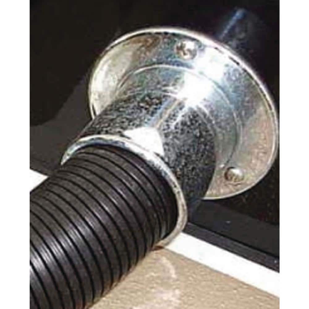 T-H Marine Rigging Flange Chrome For 2 in. Hose and 4 ft. Black Hose  RFK1CPDP - The Home Depot