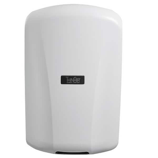 Thin Air Automatic 110-120-Volt Electric Hand Dryer in White Epoxy Painted