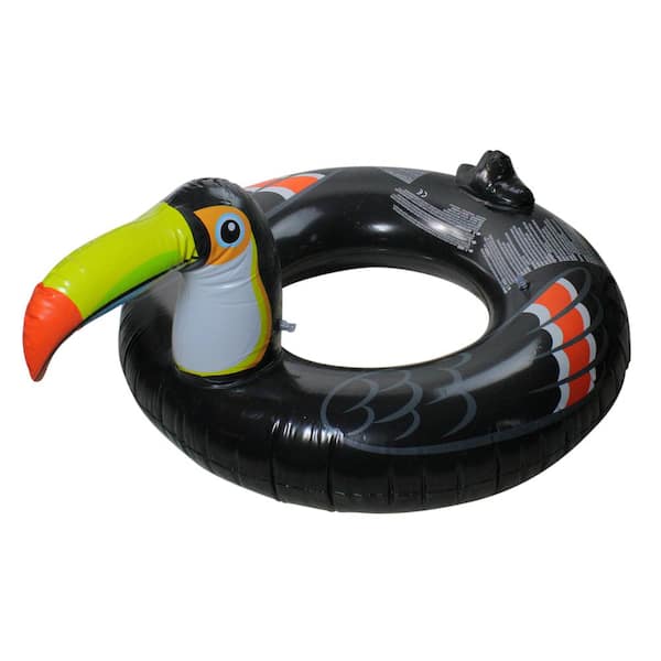 Pool Central Giant Inflatable Toucan Pool Ring Float