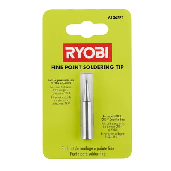 RYOBI Fine Point Soldering Tip for P3100 and P3105 A126FP1 The