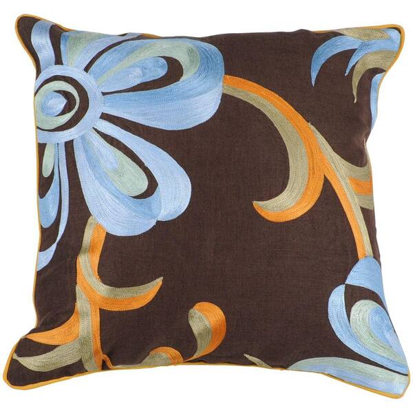 Artistic Weavers FloralD 18 in. x 18 in. Decorative Pillow