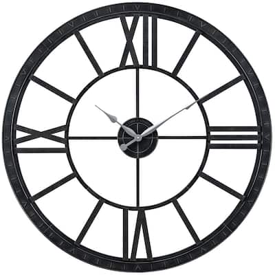40 in Black Big Time Clock