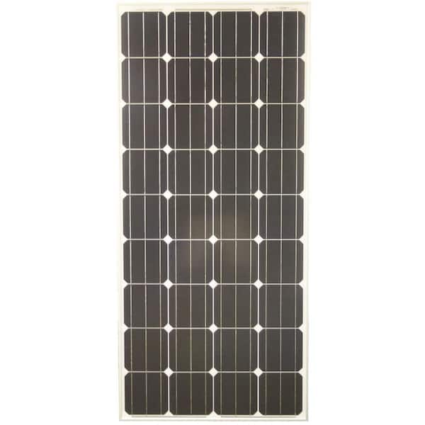 Grape Solar 160-Watt Monocrystalline PV Solar Panel for Cabins, RV's and Back-Up Power Systems