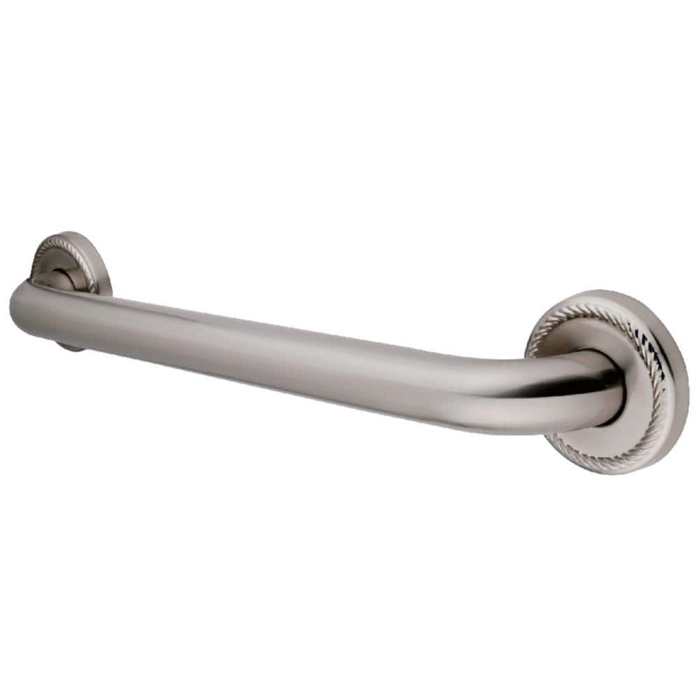 Kingston Brass Laurel 30 in. x 11/4 in. Grab Bar in Brushed Nickel