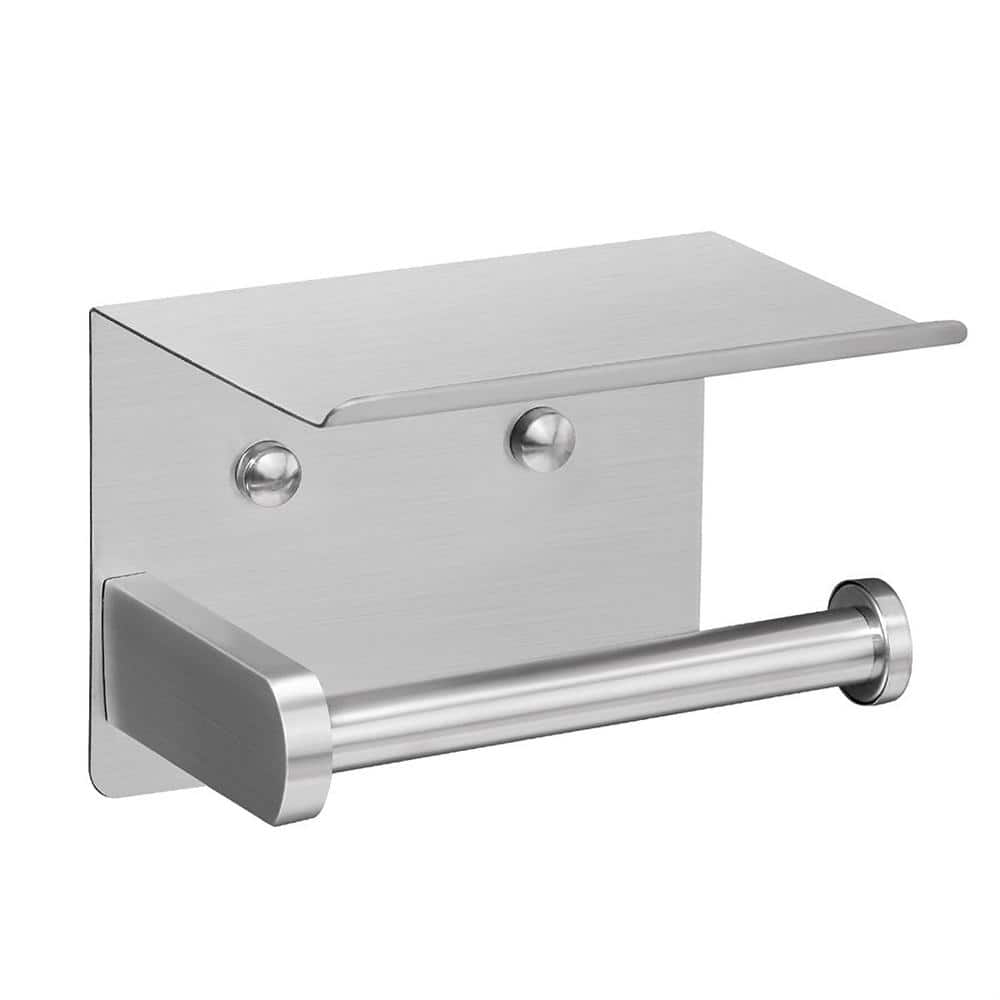Avalanche metal shelf for toilet paper rolls