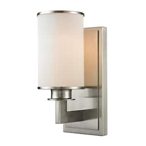 Lacy 1-Light Brushed Nickel Sconce