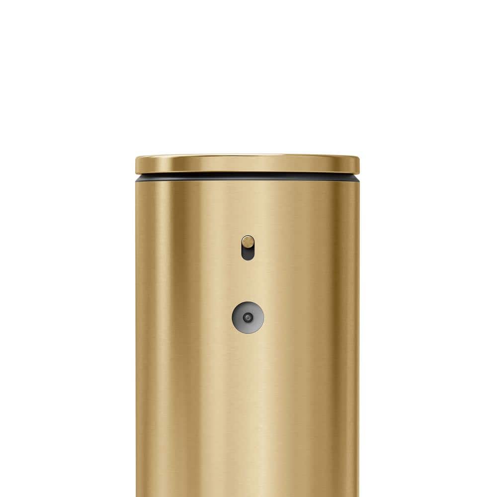 Brass Finish Round Automatic Soap Dispenser