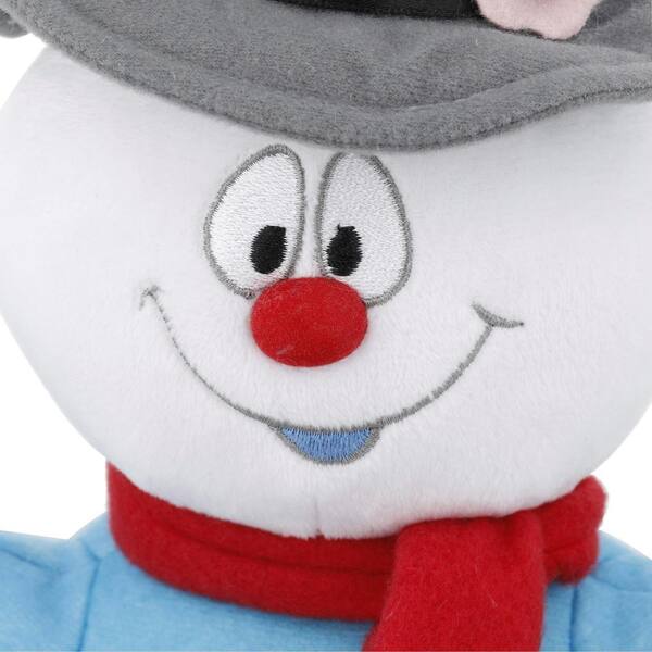 13.78 in. Christmas Animated Plush Frosty the Snowman Side Stepper