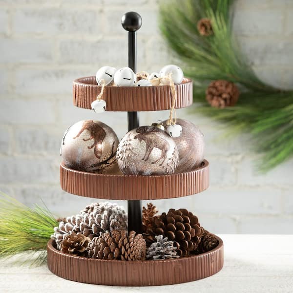 Large Stag - Layered 3-D Wooden Ornament Collection by Acorn & Fox