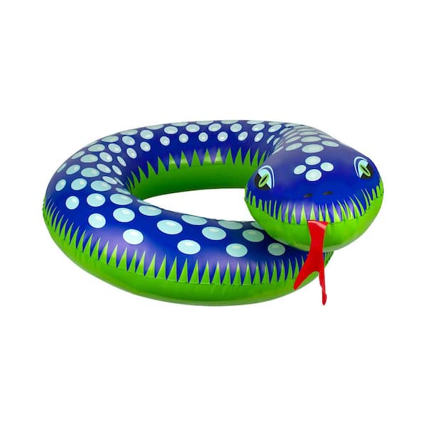 Blue Snake Split Ring