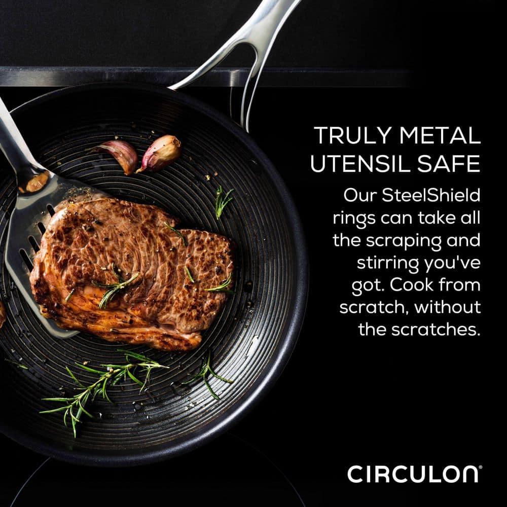 Stainless Steel Non-stick 3-Ply Cookware Set, 11 Piece