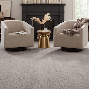 Chester  - Opulent Grey - Gray 40 oz. Triexta Pattern Installed Carpet