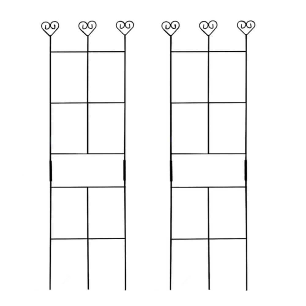 2 Pack 30 in. Metal Plant Trellis for Climbing Plants Rustproof Potted Plant Support for Ivy Vines, Hoya, Indoor Outdoor price history on PriceWatchPro