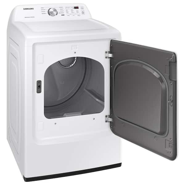 7.2 cu. ft. Vented Electric Dryer in White with Sensor Dry