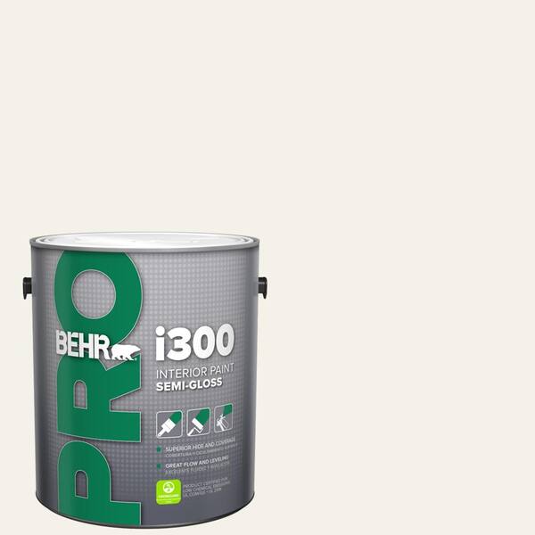 BEHR PRO 1 gal. #W-B-200 Popped Corn Semi-Gloss Interior Paint