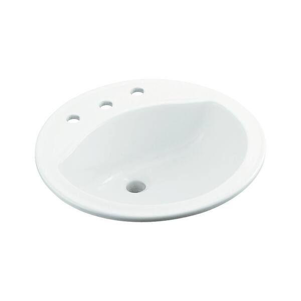 Sterling Modesto 19 in. Drop-in Bathroom Sink in White