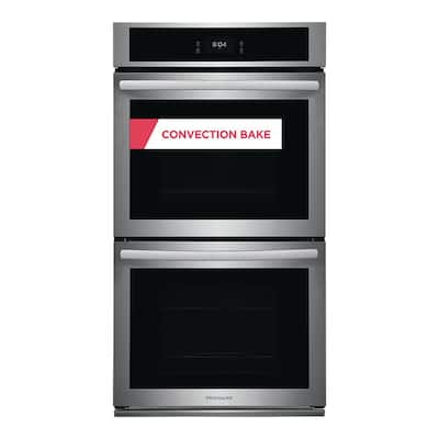 27 in. Double Electric Built-In Wall Oven with Convection in Stainless Steel