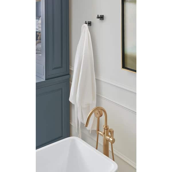 Appoint Knob Single Robe Hook in Matte Black