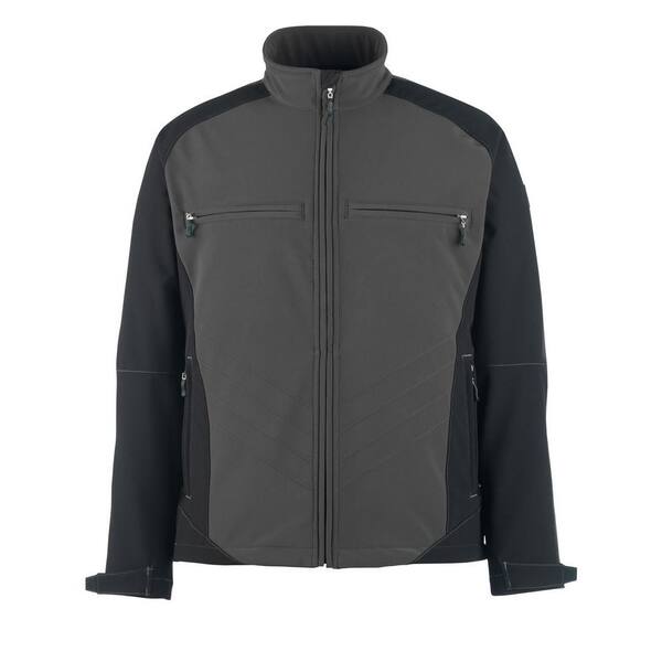 MASCOT Men's XXX-Large Two Tone Dark Grey/Black 100% Polyester Dresden Softshell Jacket