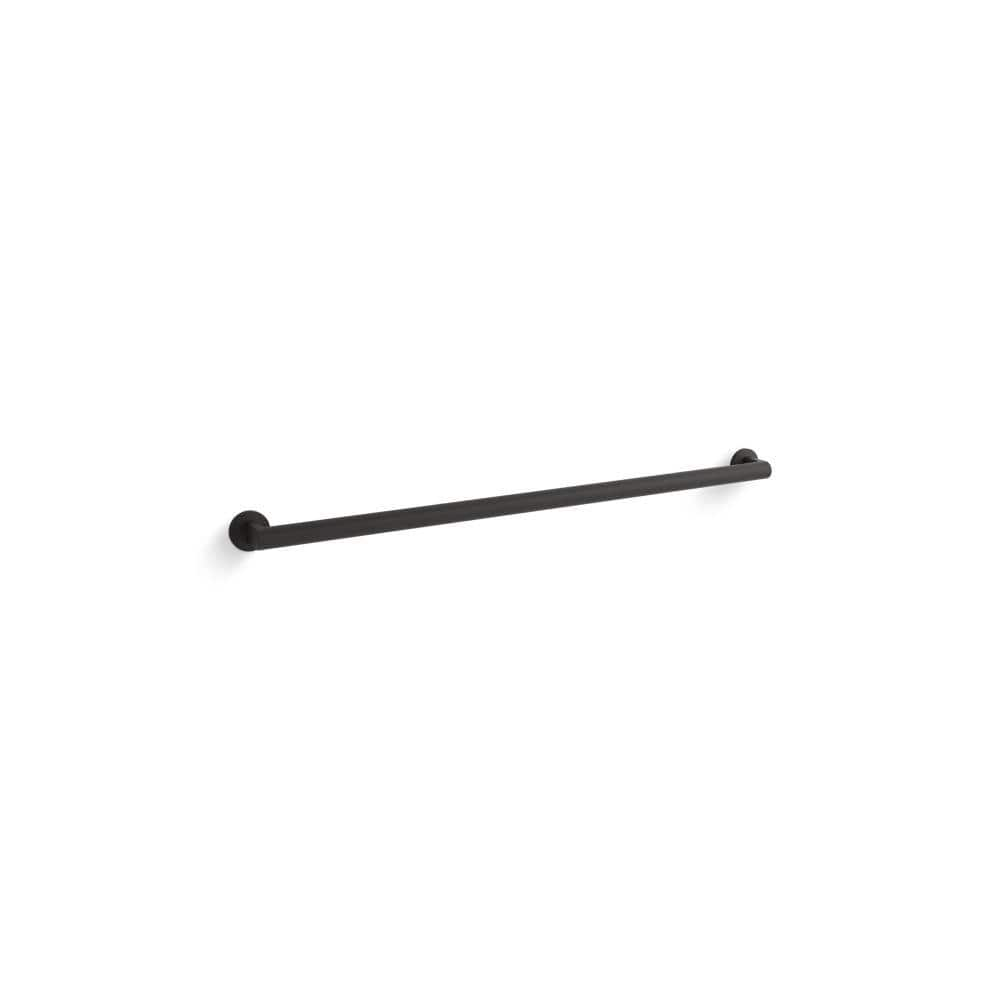 KOHLER Components 36 in. Grab Bar in Matte Black 25161-BL - The Home Depot