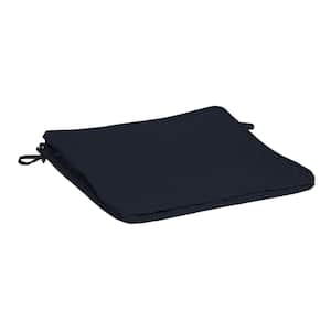 ProFoam 18 in. x 18 in. Outdoor Dining Seat Cushion Cover in Classic Navy Blue