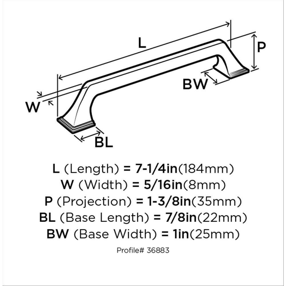 Matte Black Zinc Cabinet Drawer Pull with Mounting Hardware