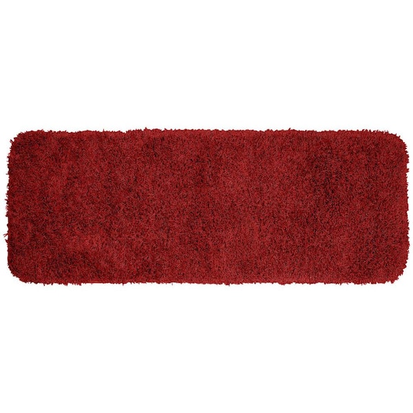 Garland Rug Jazz Chili Pepper Red 22 in. x 60 in. Washable Bathroom Accent Rug