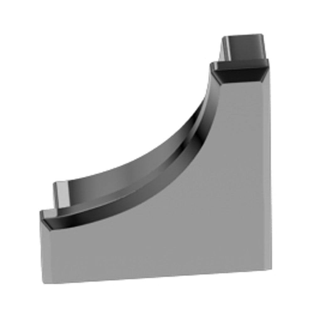 Schluter Systems DilexAHK Polished Chrome Anodized Aluminum 9/16 in. x