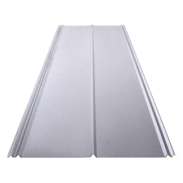 Gibraltar Building Products 12 ft. 5V Crimp Galvalume Steel 26-Gauge Roof/Siding Panel